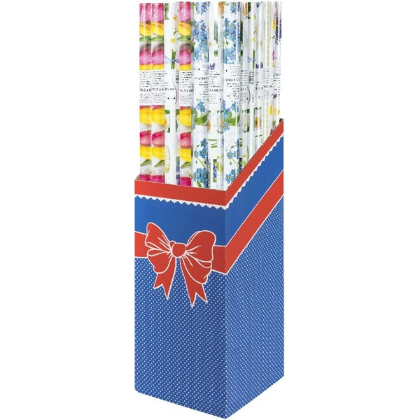 IRIS tekercses csomagolópapír 99,5x68,5cm, különböző mintákkal, 80g/m2