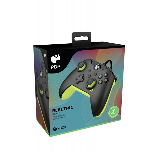 PDP 049-012-GY Electric Xbox Series X|S/Xbox One/PC 3,5 mm audio vezetékes fekete kontroller