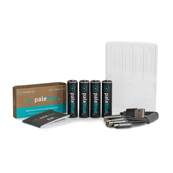 Paleblue PB-AA-C 4xAA 2000mAh USB-C újratölthető ceruza akkumulátor + töltőkábel Paleblue PB-AA-C 4xAA 2000mAh USB-C újratölthető ceruza akkumulátor + töltőkábel