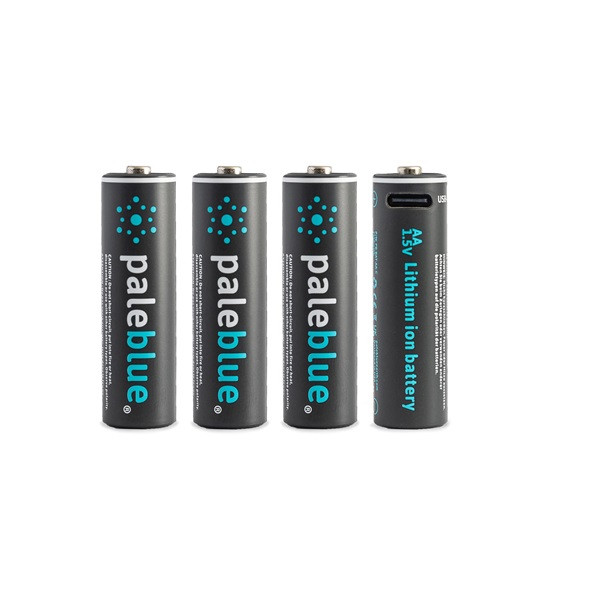 Paleblue PB-AA-C 4xAA 2000mAh USB-C újratölthető ceruza akkumulátor + töltőkábel Paleblue PB-AA-C 4xAA 2000mAh USB-C újratölthető ceruza akkumulátor + töltőkábel
