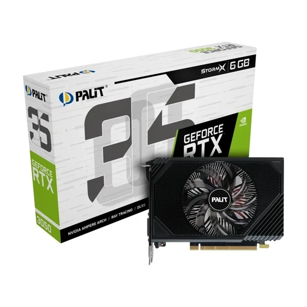 Palit GeForce RTX 3050 StormX nVidia 6GB GDDR6 96bit PCIe videókártya