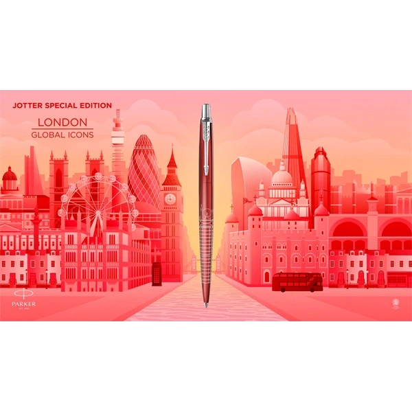 Parker Royal Jotter SE 2221603 London ezüst klipszes golyóstoll