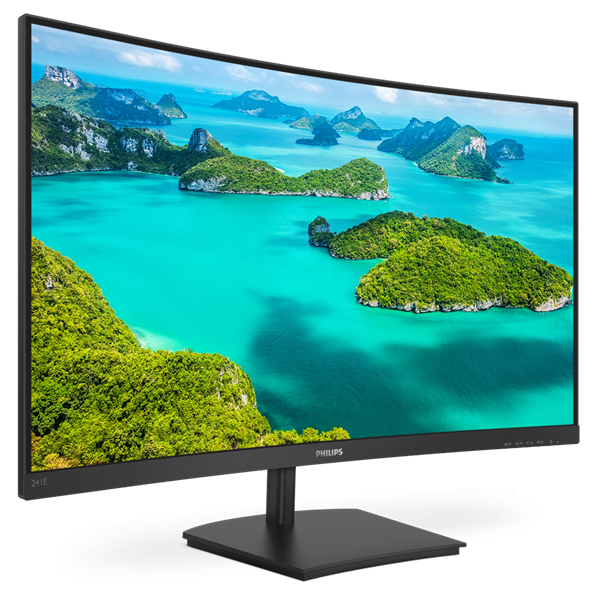 Philips 23,6" 241E1SCA FHD VA VGA/HDMI ívelt monitor