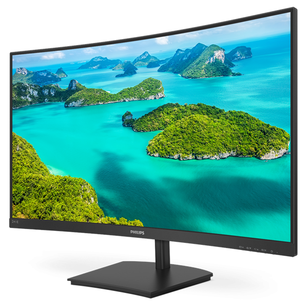 Philips 23,6" 241E1SCA FHD VA VGA/HDMI ívelt monitor