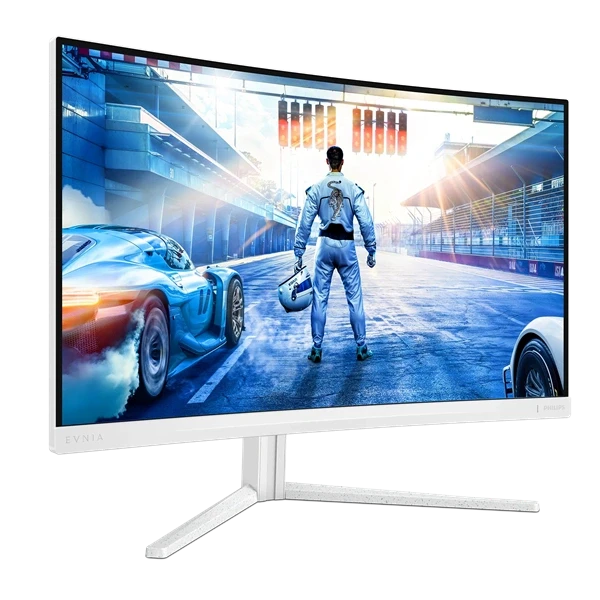 Philips 27" 27M2C5501/00 QHD Fast VA 180Hz HDMI/DP fehér ívelt gamer monitor
