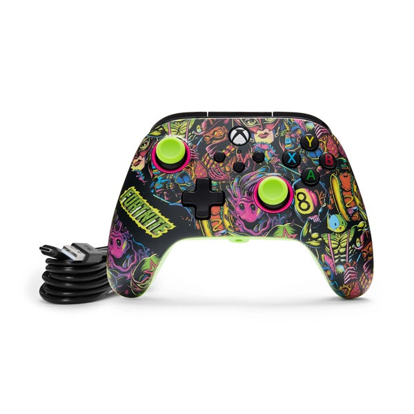 PowerAXBGP0438-01 Advantage Xbox Series X|S/Xbox One/PC vezetékes Fortnite Glow kontroller