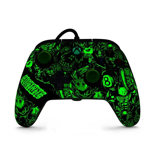 PowerAXBGP0438-01 Advantage Xbox Series X|S/Xbox One/PC vezetékes Fortnite Glow kontroller