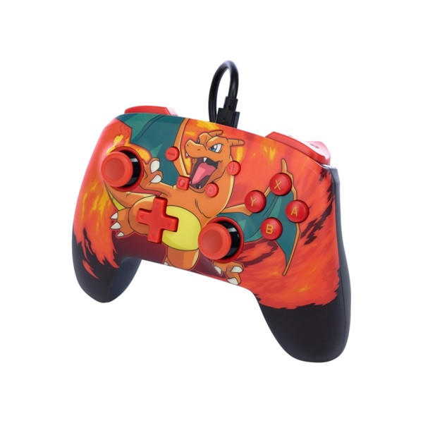 PowerA NSGP0040-02 Enhanced Nintendo Switch vezetékes Pokémon: Charizard Vortex kontroller PowerA NSGP0040-02 Enhanced Nintendo Switch vezetékes Pokémon: Charizard Vortex kontroller