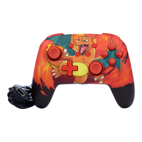 PowerA NSGP0040-02 Enhanced Nintendo Switch vezetékes Pokémon: Charizard Vortex kontroller PowerA NSGP0040-02 Enhanced Nintendo Switch vezetékes Pokémon: Charizard Vortex kontroller