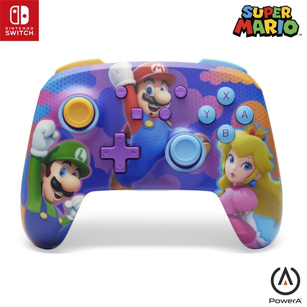 PowerA NSGP0287-01 Enhanced Nintendo Switch vezeték nélküli Color Splash Heroes kontroller PowerA NSGP0287-01 Enhanced Nintendo Switch vezeték nélküli Color Splash Heroes kontroller