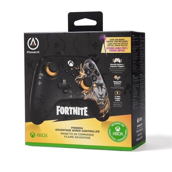 PowerA XBGP0238-01 Advantage Xbox Series X|S/Xbox One/PC Fortnite: Mideas vezetékes kontroller