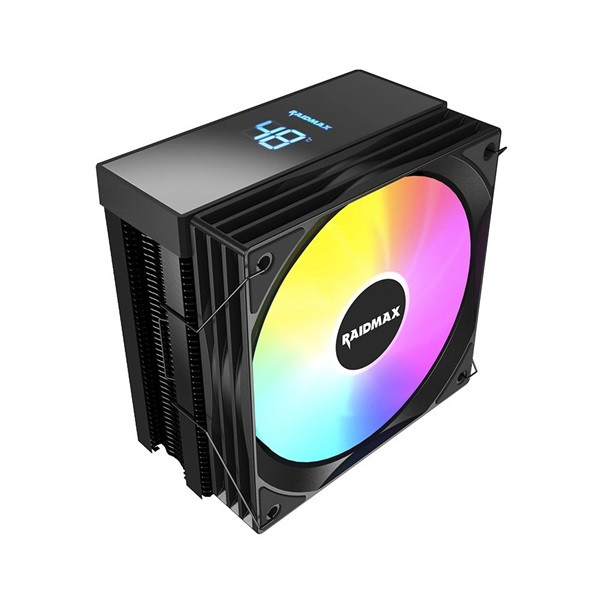 RAIDMAX AM1204B ARGB 120mm fekete processzor hűtő