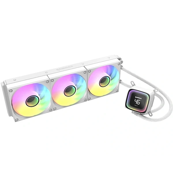 RAIDMAX DIGITAL LD360 ARGB WHITE LCD kijelzős vízhűtés
