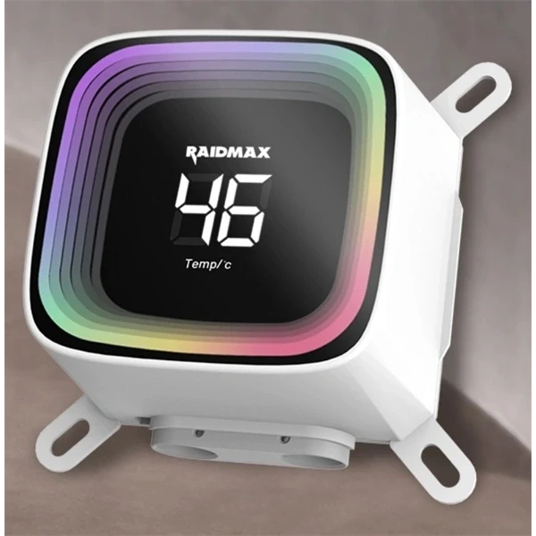RAIDMAX DIGITAL LD360 ARGB WHITE LCD kijelzős vízhűtés