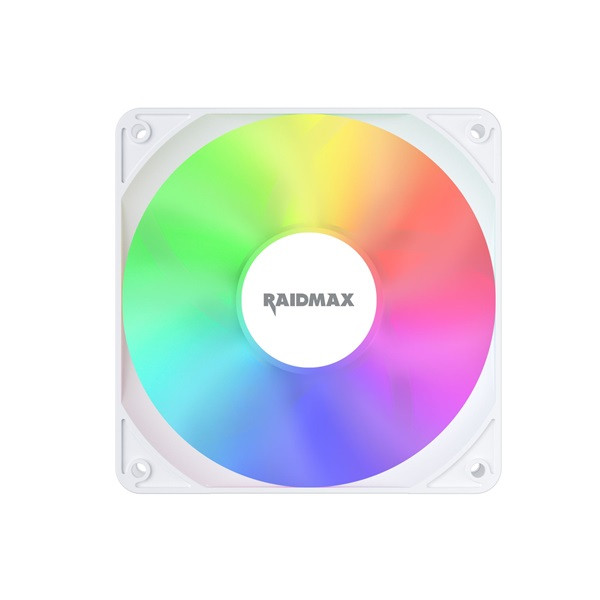 RAIDMAX X-AIR 4db 120mm RGB fehér ventilátor RAIDMAX X-AIR 4db 120mm RGB fehér ventilátor