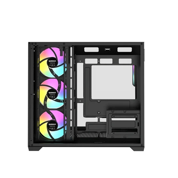 RAIDMAX i620 BLACK ATX fekete számítógépház