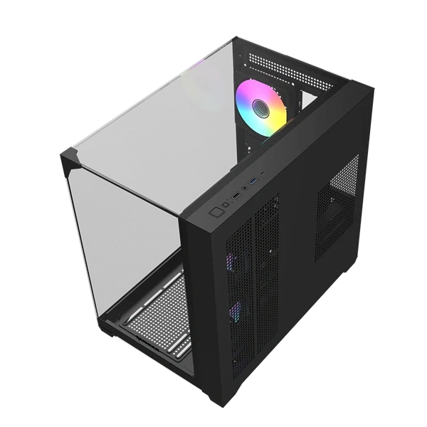 RAIDMAX i620 BLACK ATX fekete számítógépház