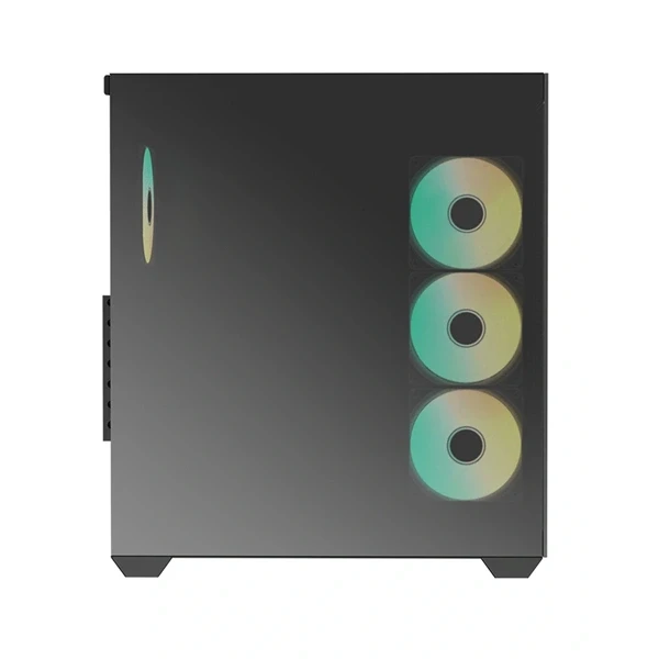 RAIDMAX i800 Chrome fekete (táp nélküli) ablakos ATX ház