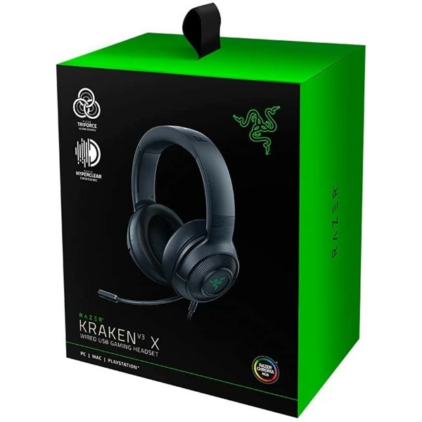 Razer Kraken V3 X USB fekete gamer headset Razer Kraken V3 X USB fekete gamer headset