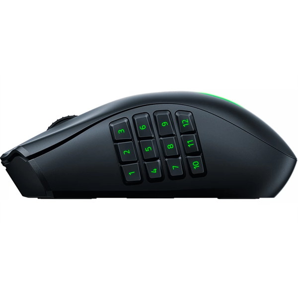 Razer Naga V2 Pro optikai USB Bluetooth fekete vezeték nélküli gamer egér Razer Naga V2 Pro optikai USB Bluetooth fekete vezeték nélküli gamer egér