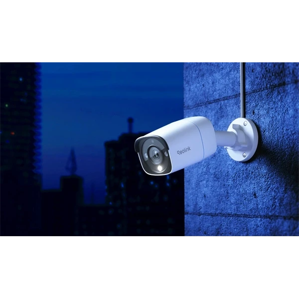 Reolink RP-PCB8M/8MP/H265/2,8mm/IR30/Spotlight/beépített mikrofon/IP67/microSD/IP PoE csőkamera
