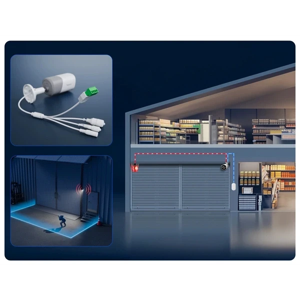 Reolink RP-PCB8MZ/8MP/H265/2,7-13,5mm/5x zoom/IR30/Spotlight/beépített mikrofon/IP67/microSD/IP PoE csőkamera