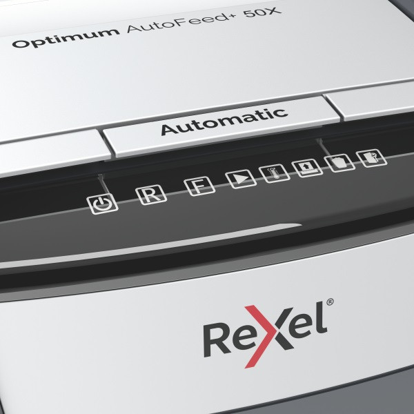 Rexel Optimum AutoFeed+ 50X konfetti automata iratmegsemmisítő