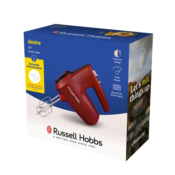 Russell Hobbs 27150-56/RH Desire Red kézi mixer Russell Hobbs 27150-56/RH Desire Red kézi mixer