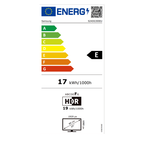 Samsung 24" LS24DG300EUXEN Odyssey G3 G30D FHD VA 180Hz DP/HDMI gamer monitor