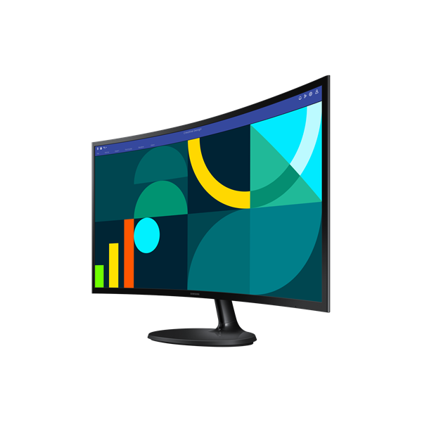 Samsung 27" LS27D360GAUXEN FHD VA 100Hz VGA/HDMI ívelt monitor