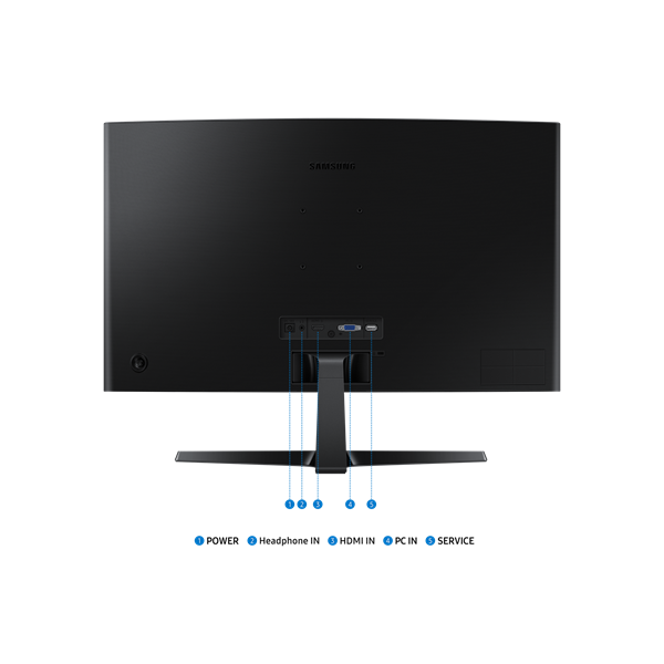 Samsung 27" LS27D366GAUXEN FHD VA 100Hz VGA/HDMI ívelt monitor