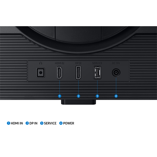 Samsung 27" LS27DG500EUXEN Odyssey G5 G50D QHD IPS 180Hz DP/HDMI gamer monitor