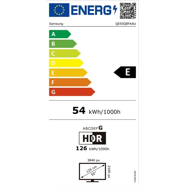Samsung 50" QE50Q8FAAUXXH 4K UHD Smart QLED TV