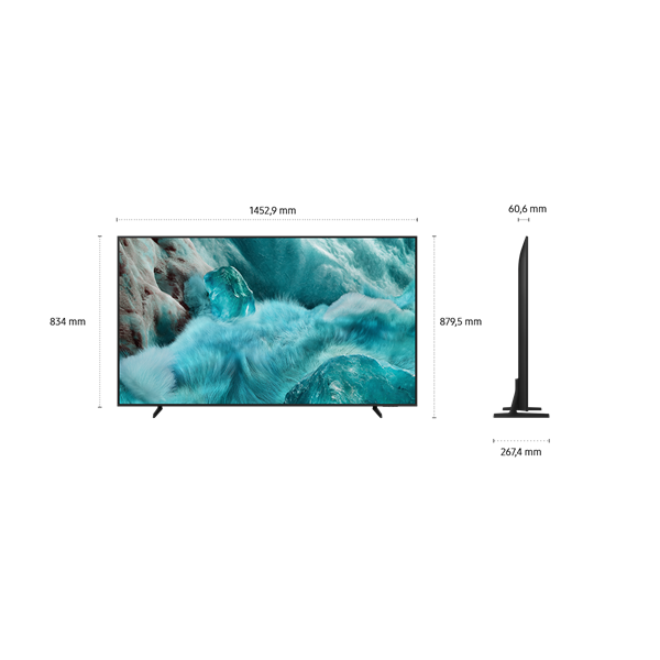 Samsung 65" QE65Q7FAAUXXH 4K UHD Smart QLED TV, 165 cm