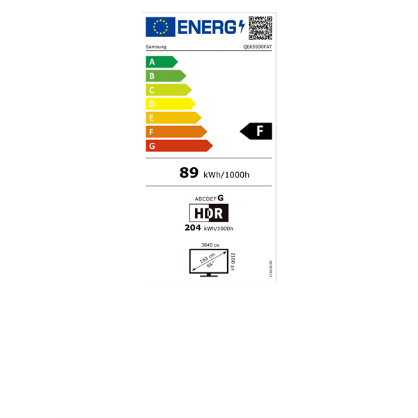 Samsung 65" QE65S90FATXXH 4K UHD Smart OLED TV