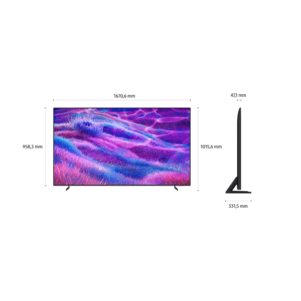 Samsung 75" QE75QN80FAUXXH 4K UHD Smart Neo QLED Mini LED TV