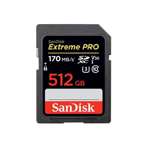 Sandisk 00121598 512GB SD Extreme Pro (SDXC Class 10 UHS-I U3) memóriakártya Sandisk 00121598 512GB SD Extreme Pro (SDXC Class 10 UHS-I U3) memóriakártya