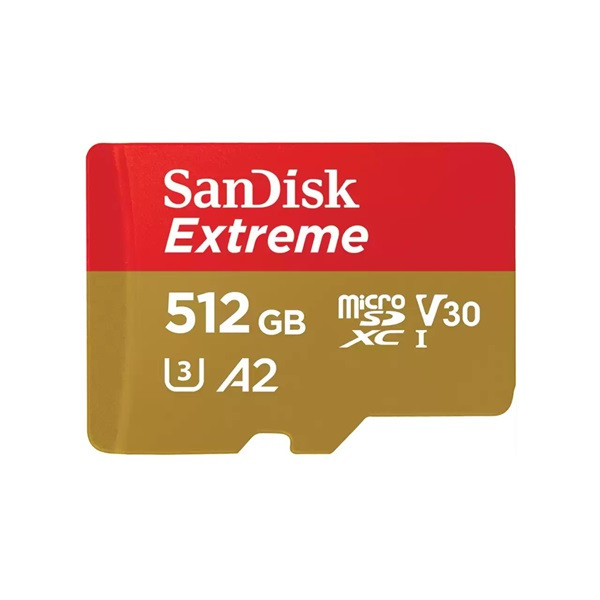 Sandisk 00121589 512GB SD micro Extreme (SDXC Class 10 UHS-I U3) memóriakártya Sandisk 00121589 512GB SD micro Extreme (SDXC Class 10 UHS-I U3) memóriakártya
