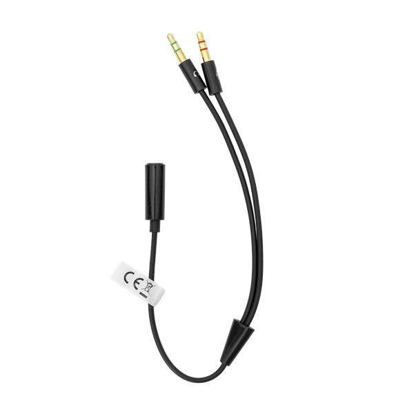 Sbox 35F-2X35M/R 3.5mm jack anya - 2x 3.5mm jack apa adapter