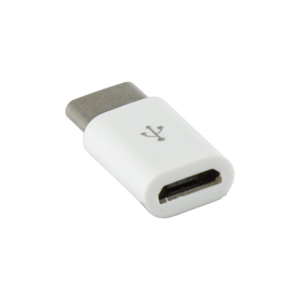 Sbox AD.USB-C W/R USB 2.0 anya - Type-C apa fehér adapter