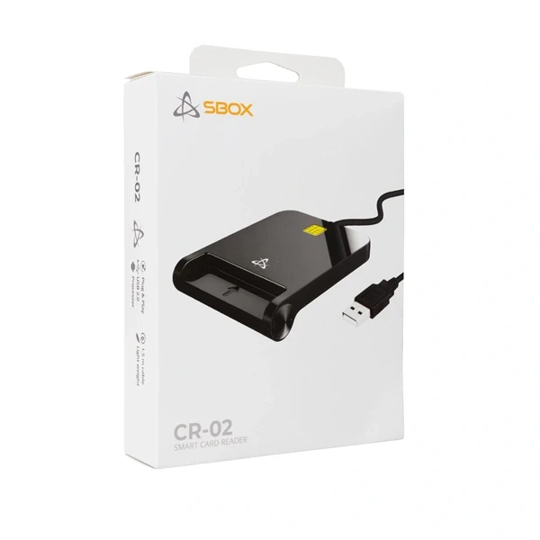 Sbox CR-02 USB smart ID kártyaolvasó