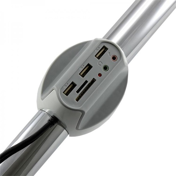 Sbox DH-1 3xUSB2.0 + 2x3,5mm + SD olvasó asztali elosztó Sbox DH-1 3xUSB2.0 + 2x3,5mm + SD olvasó asztali elosztó
