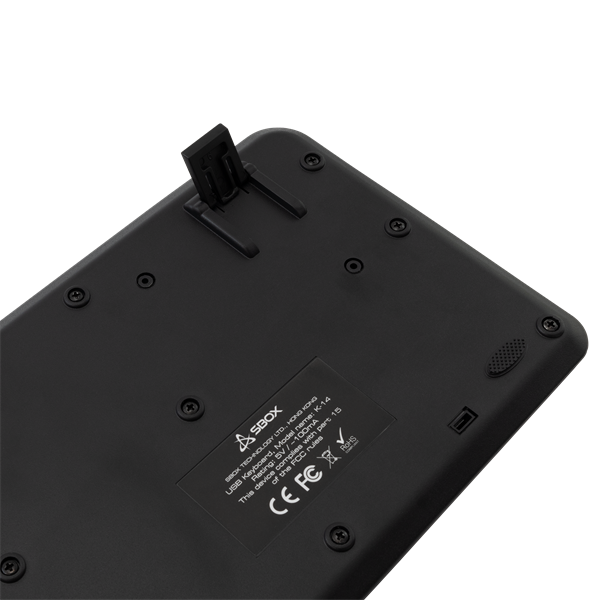 Sbox K-14 HUN USB fekete billentyűzet