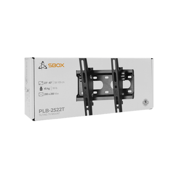 Sbox PLB-2522T-2 23"-43" dönthető fali konzol