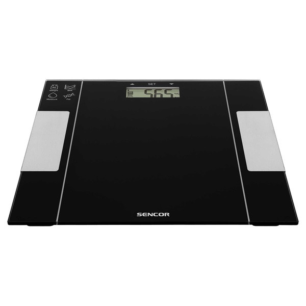 Sencor SBS 5050BK fekete fitnesz személymérleg Sencor SBS 5050BK fekete fitnesz személymérleg
