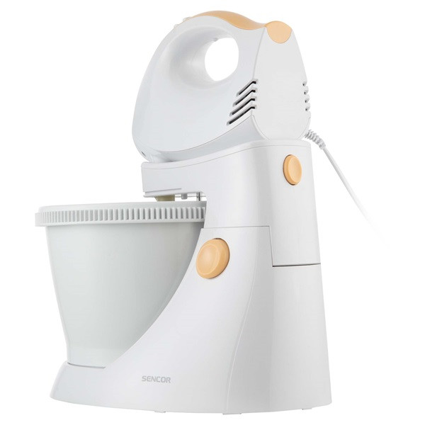 Sencor SHM 5330-EUE3 fehér-barack tálas kézi mixer Sencor SHM 5330-EUE3 fehér-barack tálas kézi mixer