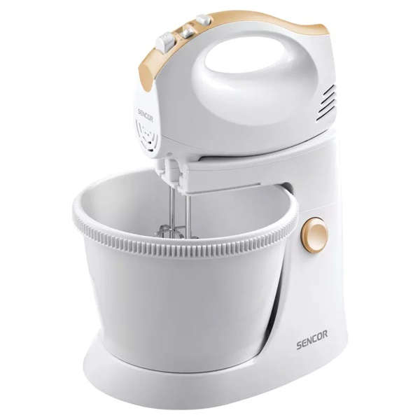 Sencor SHM 5330-EUE3 fehér-barack tálas kézi mixer Sencor SHM 5330-EUE3 fehér-barack tálas kézi mixer