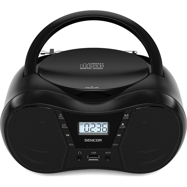 Sencor SPT 2300 BK FM/CD/MP3/USB/Bluetooth boombox Sencor SPT 2300 BK FM/CD/MP3/USB/Bluetooth boombox