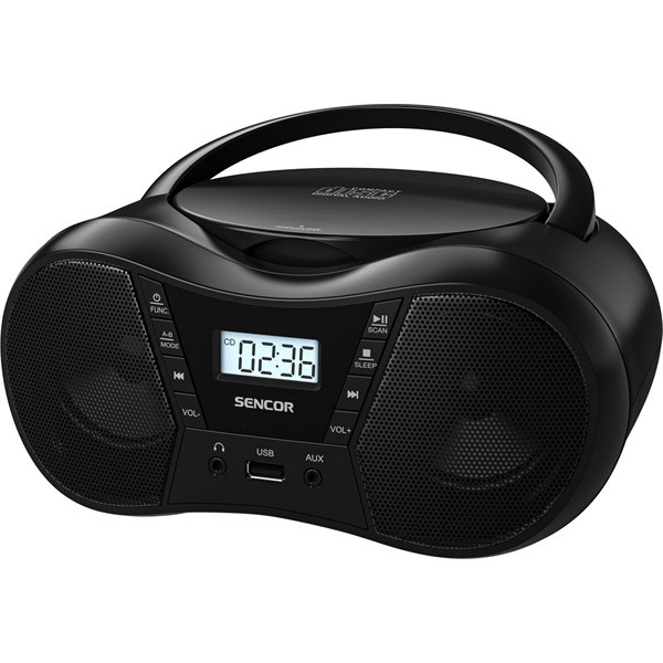 Sencor SPT 2300 BK FM/CD/MP3/USB/Bluetooth boombox Sencor SPT 2300 BK FM/CD/MP3/USB/Bluetooth boombox