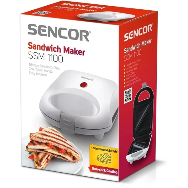 Sencor SSM 1100 fehér szendvicssütő